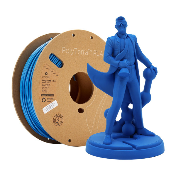 Polymaker PLA filament | Sapphire-Blue | 1,75mm | 1kg | PolyTerra 70828 DFP14144 - 1