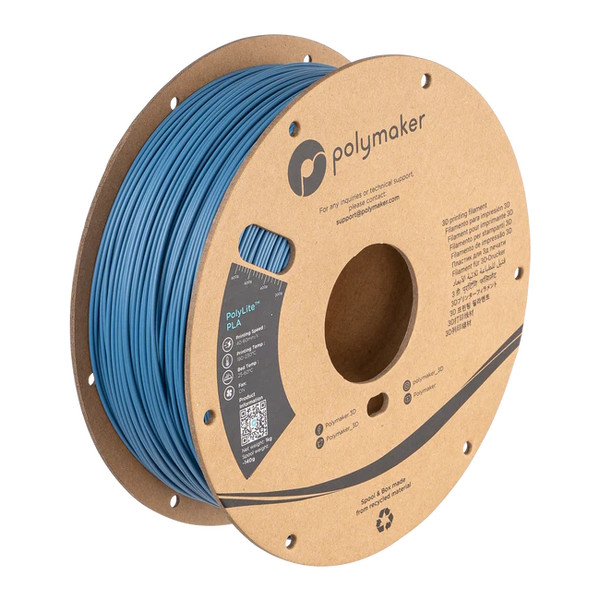 Polymaker PLA filament | Stenblå | 1,75mm | 1kg | PolyLite PA02062 DFP14306 - 1