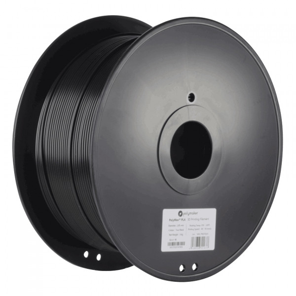 Polymaker PLA filament | Svart | 1,75mm | 3kg | PolyMax 70162 PA06024 PM70162 DFP14112 - 1