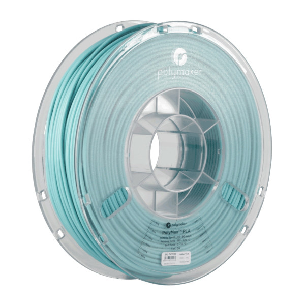 Polymaker PLA filament | Turkos | 1,75mm | 0,75kg | PolyMax 70097 PA06010 PM70097 DFP14114 - 1