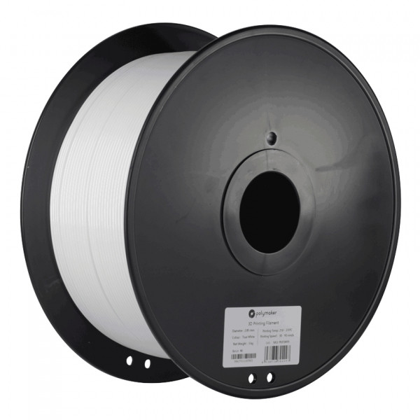 Polymaker PLA filament | Vit | 1,75mm | 3kg | PolyLite 70593 PA02036 DFP14084 - 1