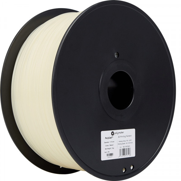 Polymaker PVB filament | Naturlig | 1,75mm | 3kg | Polycast DFP14172 - 1