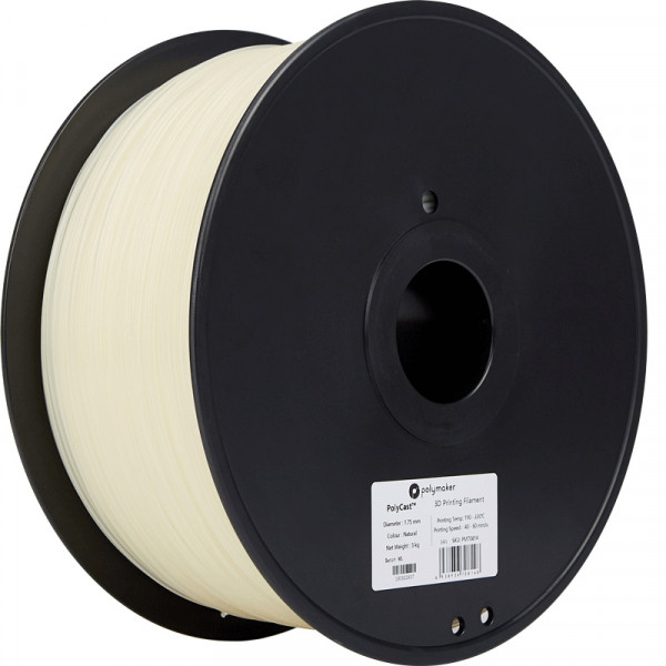 Polymaker PVB filament | Naturlig | 1,75mm | 3kg | Polycast 70814 PM70814 DFP14172 - 1