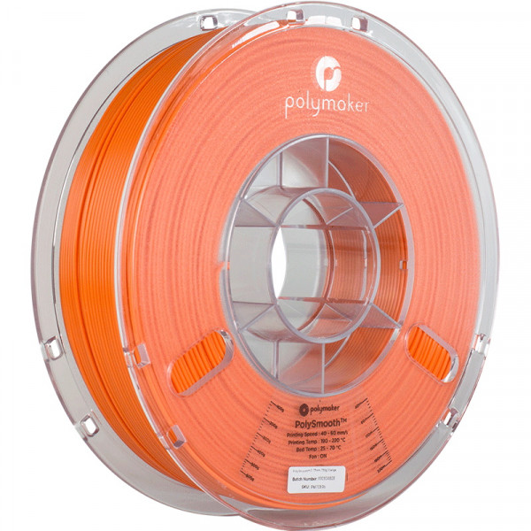 Polymaker PVB filament | Orange | 1,75mm | 0,75kg | PolySmooth 70196 PJ01008 PM70196 DFP14224 - 1