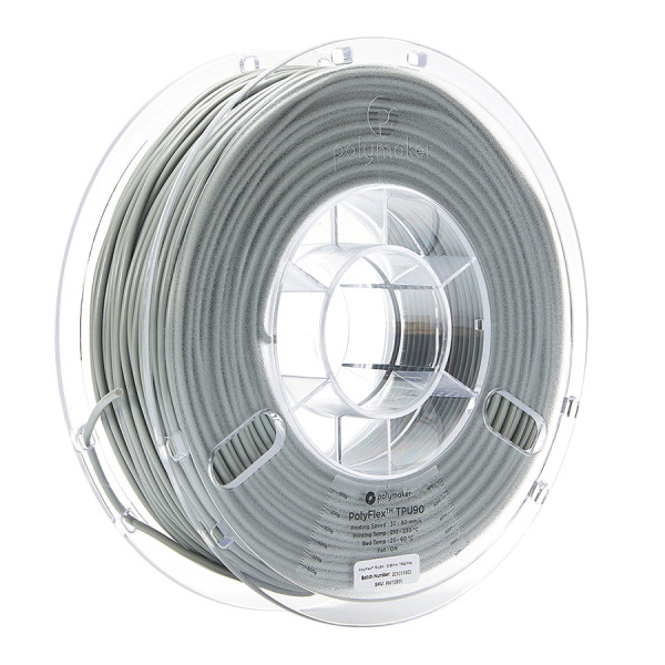 Polymaker TPU90 filament | Grå | 2,85mm | 0,75kg | PolyFlex 70831 PD02008 PM70831 DFP14017 - 1