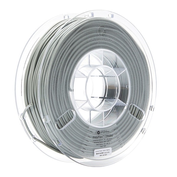Polymaker TPU90 filament | Grå | 2,85mm | 0,75kg | PolyFlex DFP14017 - 1
