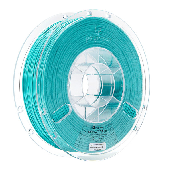 Polymaker TPU90 filament | Turkos | 1,75mm | 0,75kg | PolyFlex 70832 PD02005 PM70832 DFP14014 - 1