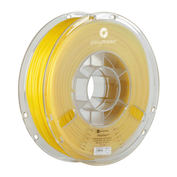 Polymaker TPU95 filament | Gul | 1,75mm | 0,75kg | PolyFlex 70109 PD01004 PM70109 DFP14022 - 1