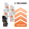 Original Prusa XL Single-Tool to Five-Head Upgrade DAR01926 - 1