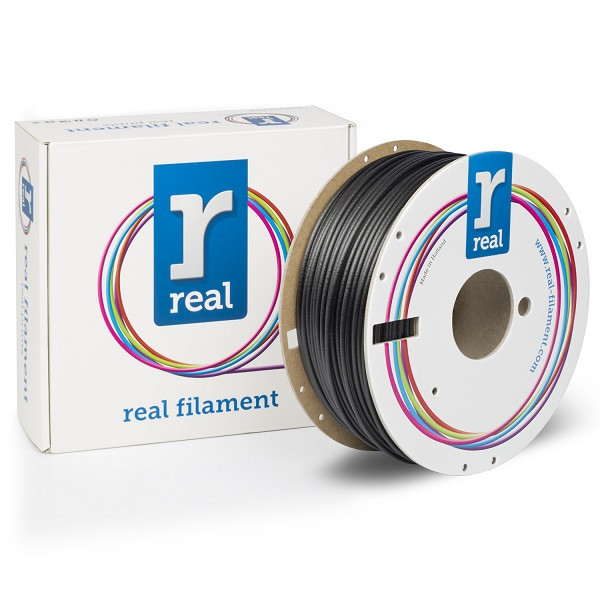 REAL $$ REAL PC-PETG filament | Svart | 2,85mm | 1kg  DFE02061 - 1