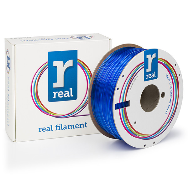 REAL $$ REAL PETG filament | Transparent Blå | 2,85mm | 1kg  DFE02004 - 1