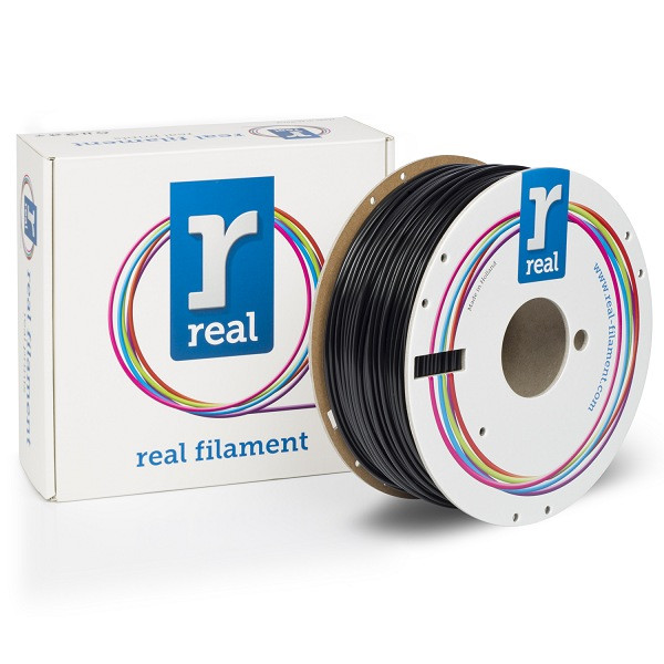 < REAL ABS+ filament | Svart | 2,85mm | 1kg DFA02038 - 1