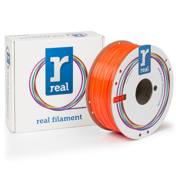 < REAL PETG filament | Fluorescerande Orange | 1,75mm | 1kg DFE02053 - 1