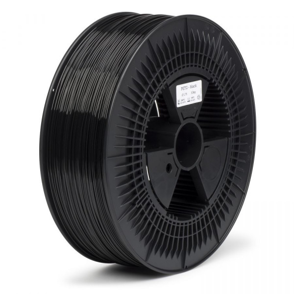 < REAL PETG filament | Svart | 2,85mm | 5kg DFE02064 - 1