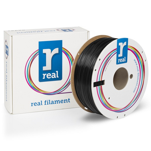 REAL ABS+ filament | Svart | 1,75mm | 1kg  DFA02037 - 1