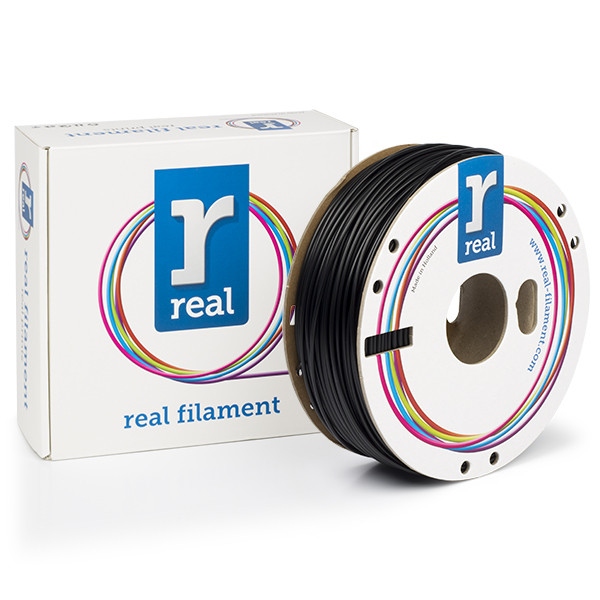 REAL ASA filament | Svart | 2,85mm | 1kg | Low Warp ASAB1000MM285 DFS02011 - 1