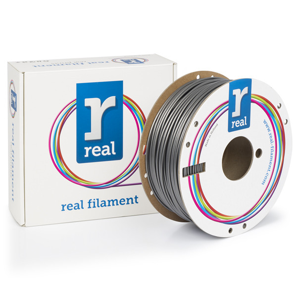 REAL PETG filament | Silver | 2,85mm | 1kg | Recycled NLPETGRSILVER1000MM285 DFE20154 - 1