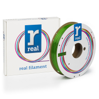 REAL PETG filament | Transparent Grön | 1,75mm | 0,5kg  DFE02039
