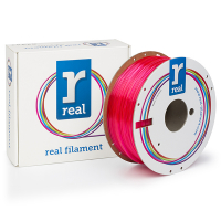 REAL PETG filament | Transparent Magenta | 1,75mm | 1kg  DFE02027