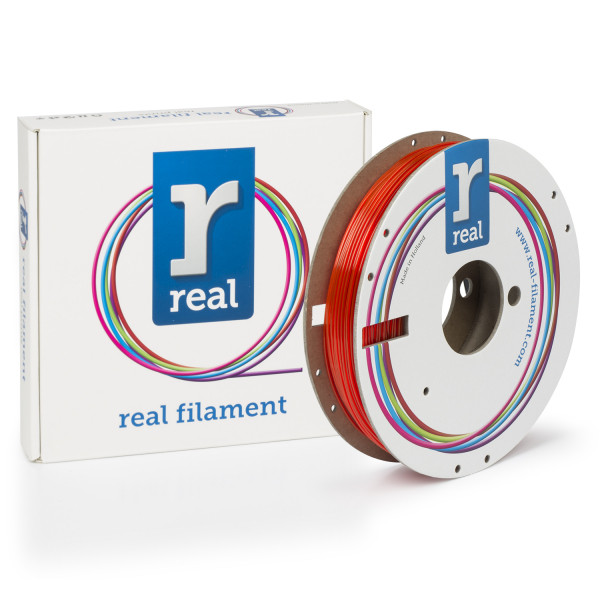 REAL PETG filament | Transparent Orange | 1,75mm | 0,5kg  DFE02036 - 1