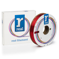 REAL PETG filament | Transparent Röd | 1,75mm | 0,5kg  DFP02231