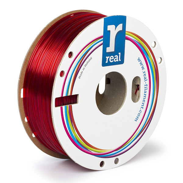 REAL PETG filament | Transparent Röd | 1,75mm | 1kg DFP02230 - 2