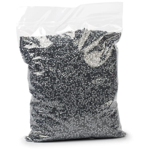 REAL PLA Pellets | Grå | 1kg  DPL00024 - 1