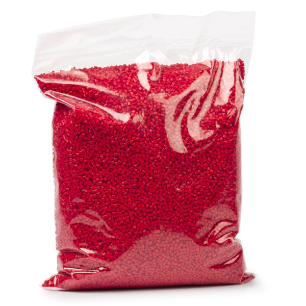 REAL PLA Pellets | Röd | 1kg  DPL00025 - 1
