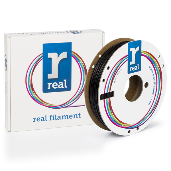 REAL PLA Tough filament | Svart | 1,75mm | 0,5kg NLPLATBLACK500MM175 DFP12014 - 1