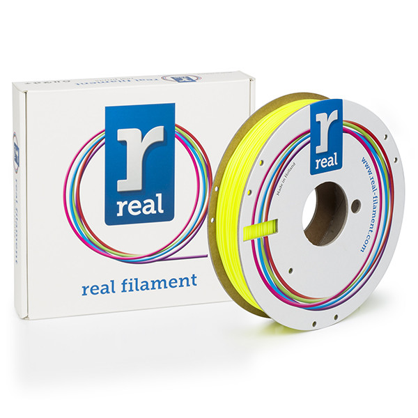 REAL PLA filament | Fluorescerande Gul | 1,75mm | 0,5kg  DFP02336 - 1