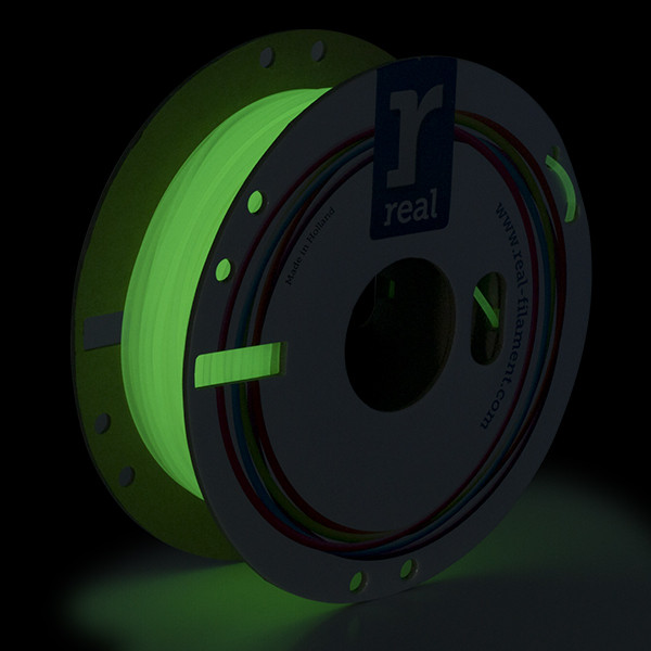 REAL PLA filament | Grön | 2,85mm | 0,5kg | Glow in the dark DFP02240 - 4