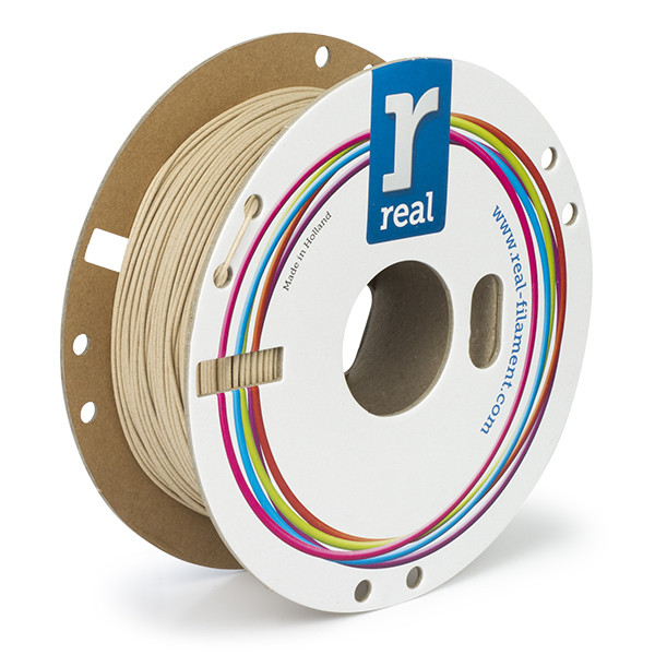 REAL PLA filament | Ljusbrun | 1,75mm | 0,5kg | Wood  DFP02372 - 2