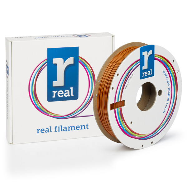 REAL PLA filament | Orange Quartz | 1,75mm | 0,5kg | Sparkle  DFP02134 - 1
