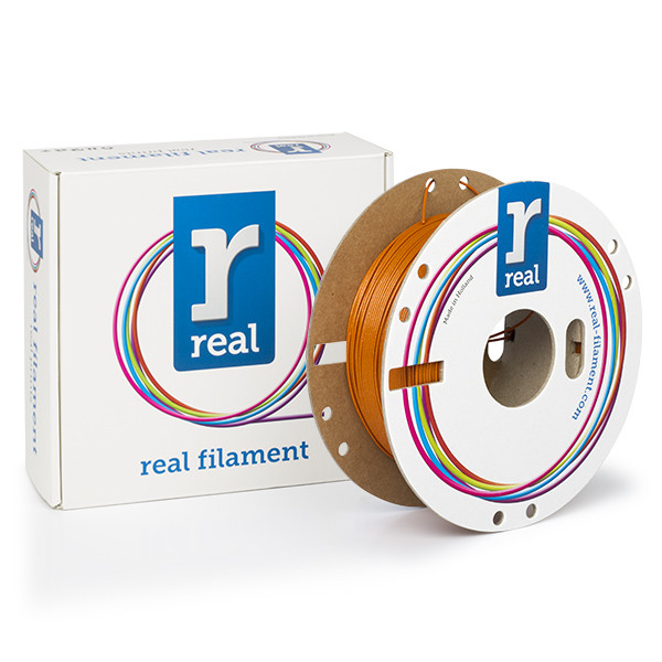 REAL PLA filament | Orange Quartz | 1,75mm | 0,5kg | Sparkle DFP02346 - 1
