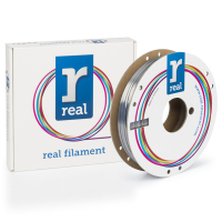 REAL PLA filament | Satin Silver | 1,75mm | 0,5kg  DFP02197