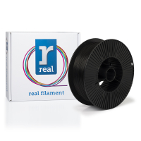 REAL PLA filament | Svart | 1,75mm | 3kg  DFP02297