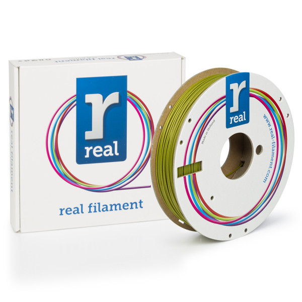 REAL PLA filament | Yellow Sulfur | 1,75mm | 0,5kg | Sparkle  DFP02137 - 1