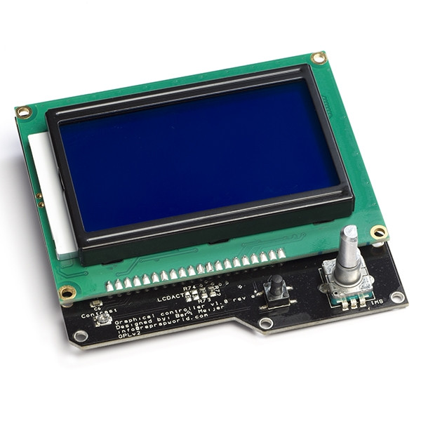 RepRapWorld Grafisk LCD-skärm 12864 | v1.0 för RepRap-skrivare  DRW00015 - 1