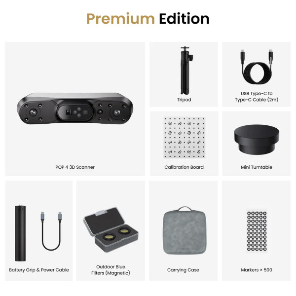 Revopoint POP 4 3D Scanner | Premium Edition DAR03066 - 2