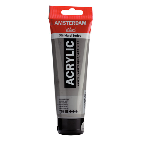 < Talens Amsterdam akrylfärg | Neutral grå | 120ml 220673 - 1