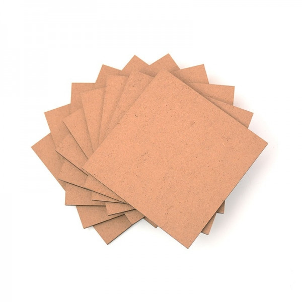 Snapmaker MDF-plattor | 80x80x3mm | 10st 33011 DMT00001 - 1