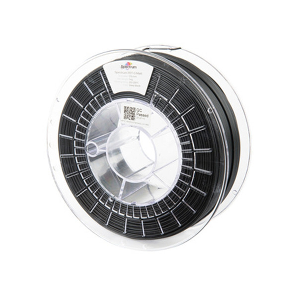 Spectrum PET-G Filament | Djupsvart | 1,75mm | 1kg | Matt DFS10112 - 1