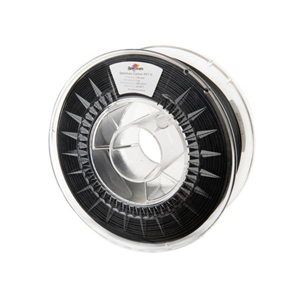 Spectrum PET-G Filament | Svart | 1,75mm | 1kg | Carbon 80468 DFS10117 - 1