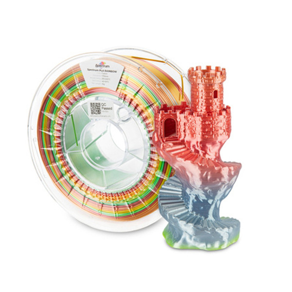 Spectrum PLA Filament | Fusion | 1,75mm | 1kg | Silk Rainbow 81016 DFS10025 - 1