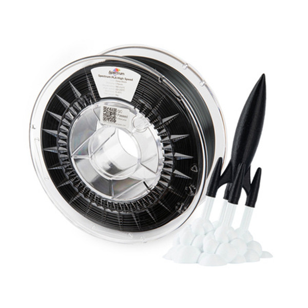 Spectrum PLA Premium Filament | Deep Black | 1,75mm | 1kg | High Speed 81071 DFS10043 - 1