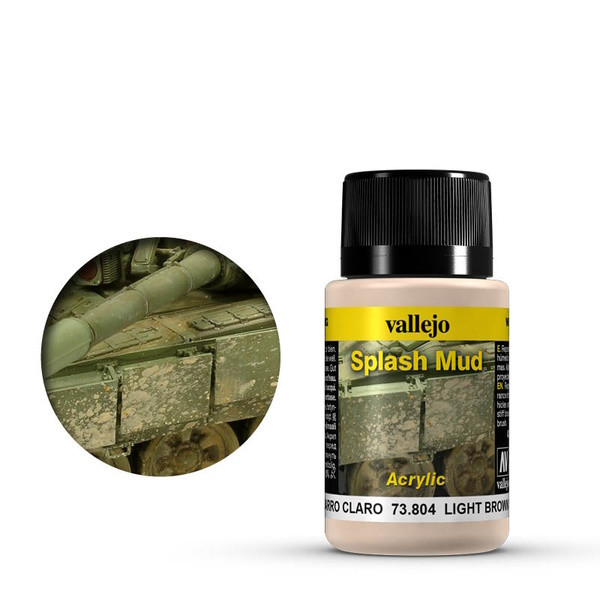 Vallejo akrylfärg | Ljusbrun Splash Mud | 40ml 73804 DAR01084 - 1