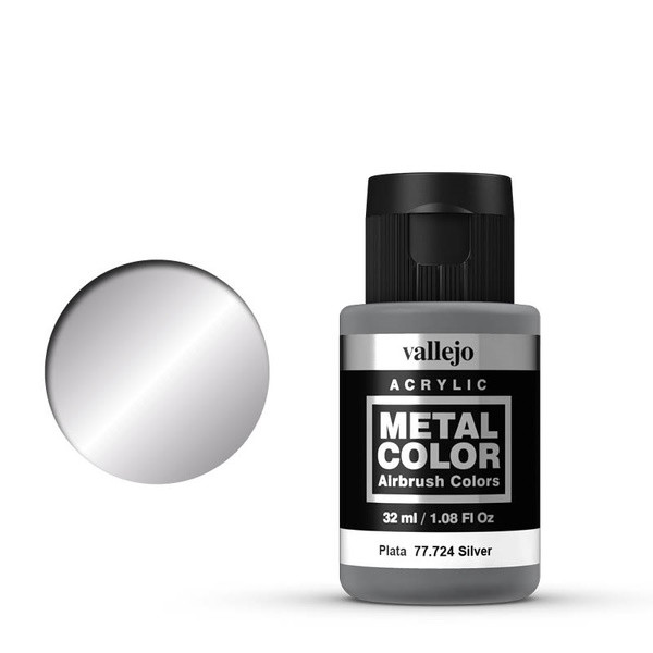 Vallejo metallfärg | Silver | 32ml 77724 DAR01080 - 1