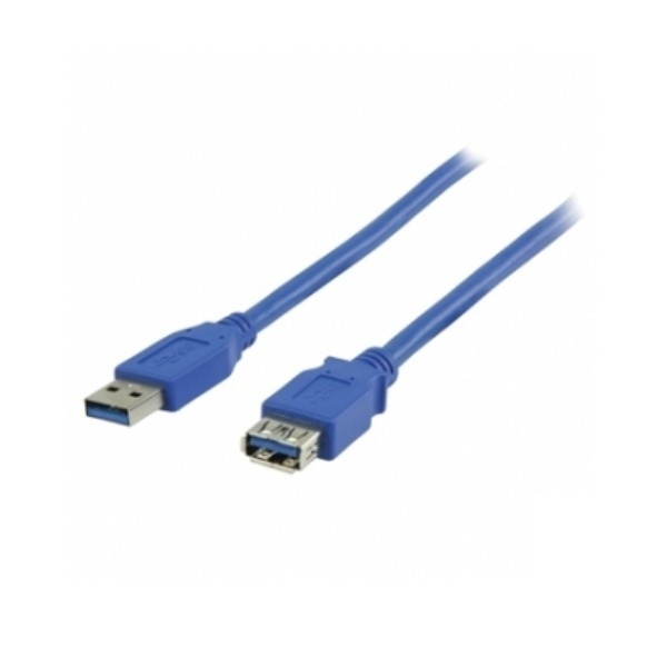 Valueline USB-A 3.0 förlängningskabel Hög kvalitet | 2m | Blå  DDK00045 - 1