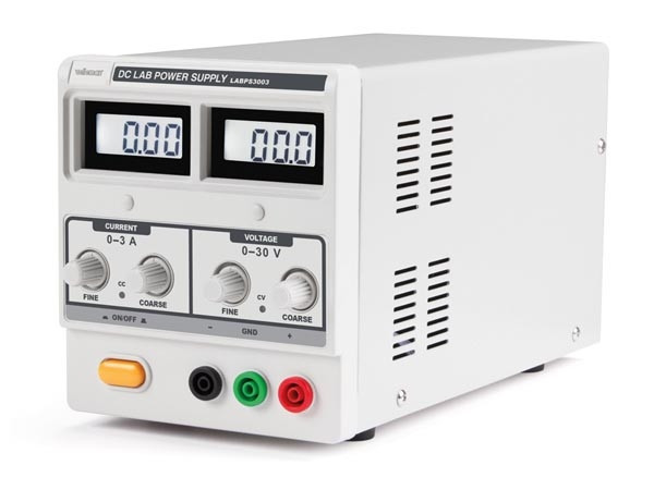 Velleman Lab Strömförsörjning med LCD | 0-30VDC | 0-3A LABPS3003 DPS00007 - 1