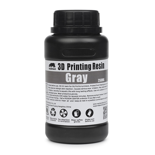 Wanhao UV resin | Grå | 250ml DLQ02005 - 1